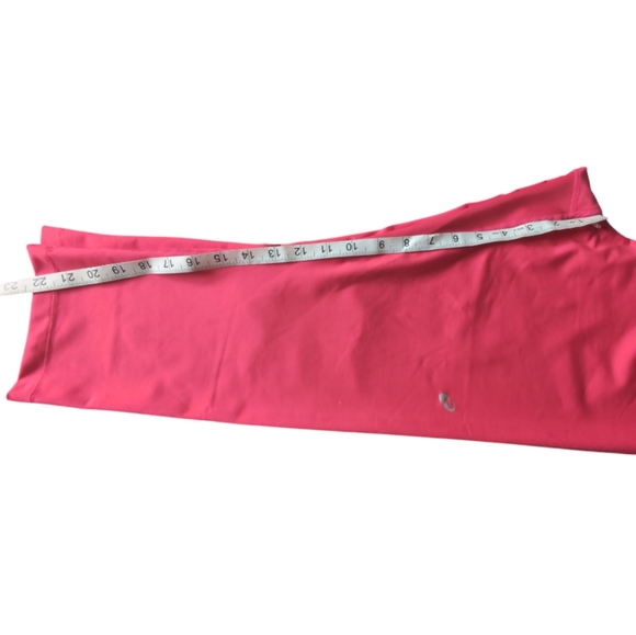 Asics Capri Cropped Bright Pink Coral Leggings size XL NWT - Picture 12 of 15